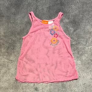 Girls y2k dora mesh tank top